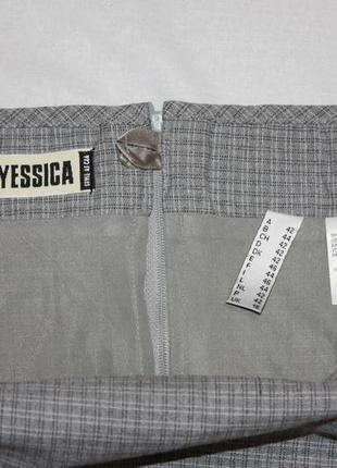 Серая юбка в клетку фирмы yessica style at c&a 2