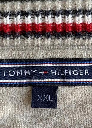 Вінтажний вовняної реглан tommy hilfiger5 фото