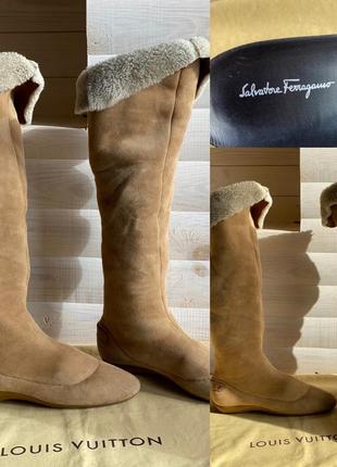 Ботфорти salvatore ferragamo оригінал