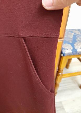 Стильное комбинированое платье 5