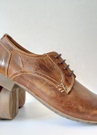 Кожаные стильные мужские туфли от am - 42 р кожа везде - новые6 фото