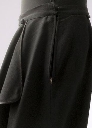 Винтажная юбка на запах с воланом по передней полочки, giulia vi, италия8 фото