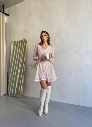 Сукня шифон на гудзиках