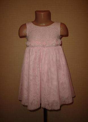 Palomino c&a нежное нарядное платье на 2 года рост 92 см1 фото