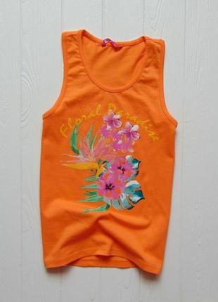 Hema. размер 9-10 лет. яркая майка для девочки