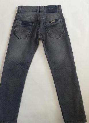 Штани джинсові для хлопчика сірі на 11 12 13 років2 фото
