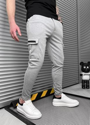 Брюки штаны карго мужские демисезонные серые / джогери штани чоловічі демісезонні сірі10 фото