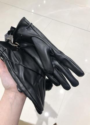 Перчатки эко кожа м