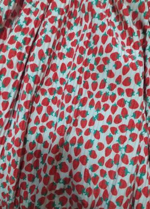 Платье сарафан плиссе от zara,p. 158-1646 фото