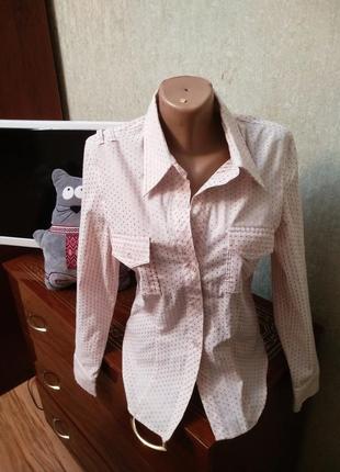 Нова брендова сорочка блуза погонів, m-l xl