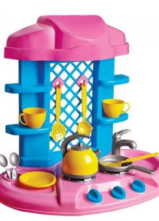 Детская кухня игрушечная для девочки с посудкой на подарок
