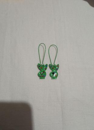 Сережки зайчики 8