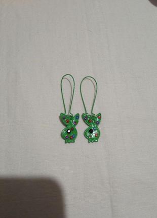 Сережки зайчики 6