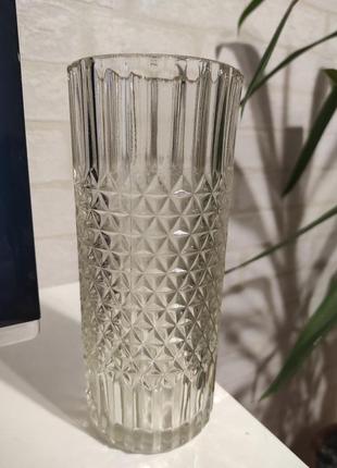 Ваза качественная, стеклянная. винтаж ссср