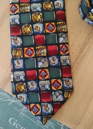 Шелковый яркий галстук2 фото