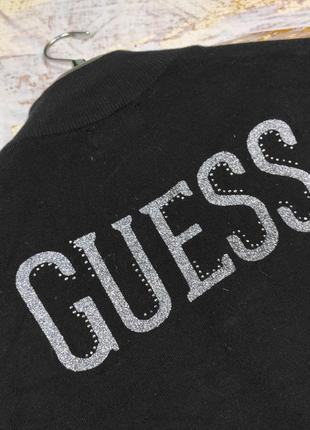 Кофта джемпер оригинальная классная с биг лого guess xs6 фото