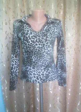 Блузка леопардова