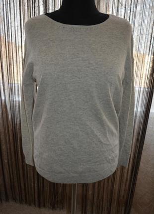 Теплий моделюючий джемпер, лонгслів, вовна, шовк, кашемір, відкрита спинка, на запах