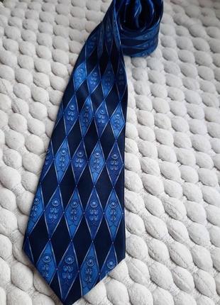 Шёлковый брендовый галстук3 фото