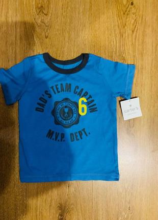 Футболка для мальчика carters на 18 мес.