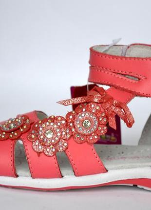 Кожаные босоножки meekone 26-30