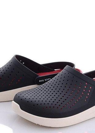 Сабо мужские luck crocs кроксы