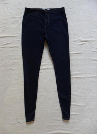 Идеальные темно синие джинсы скинни с высокой посадкой denim co, 14-16 размер1 фото