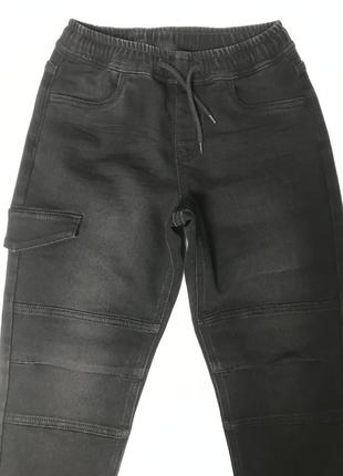 Джинсові джогери на хлопцяджинсові штани джинси2 фото