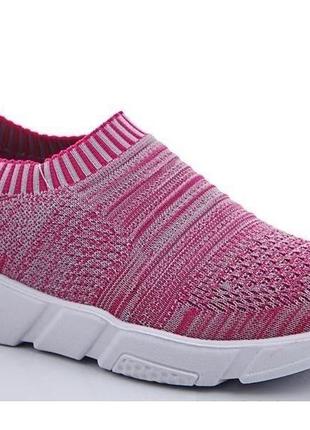 Женские кроссовки сетка весна/лето (розовые)