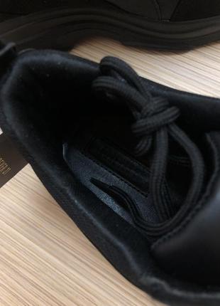 Крутые базовые кроссовки черные бренд универсальные forever 219 фото