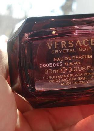 Парфюм женский versace crystal noir.90мл.(euro)5 фото