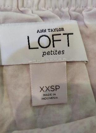 Топ на бретелях і бавовняній підкладці ann taylor loft petites. розмір xs.3 фото