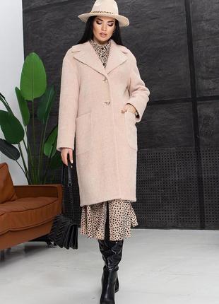 Демісезонне жіноче пальто прямого силуету3 фото