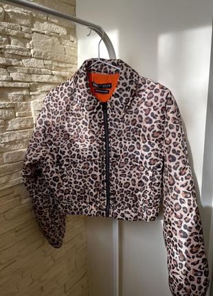 Zara бомбер куртка пуффер зара