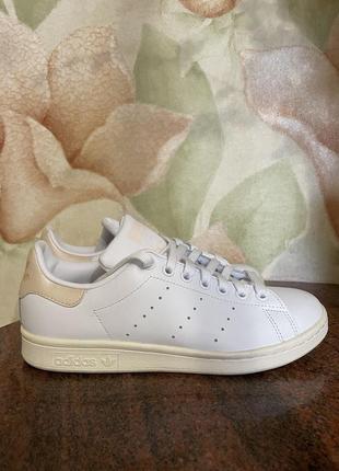 Состояние новых вечная классика белые кроссовки кеды adidas stan smith 23.5 стелька/ кожа2 фото