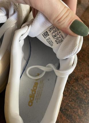 Состояние новых вечная классика белые кроссовки кеды adidas stan smith 23.5 стелька/ кожа6 фото