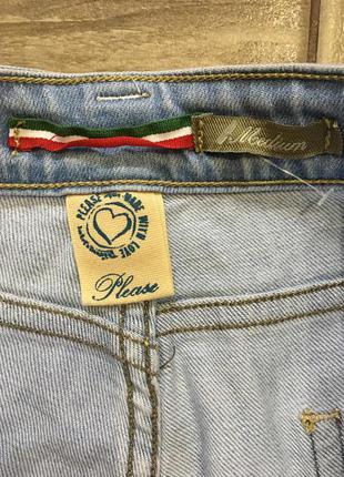 Итальянские рваные джинсы с шипами!4 фото