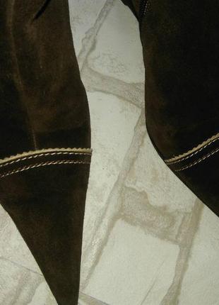 Замша шоколад стилізовані під ретро. італія. якість.