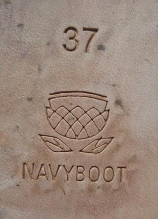 Navy boot (37) кожаные ботинки женские7 фото