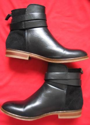 Navy boot (37) кожаные ботинки женские2 фото