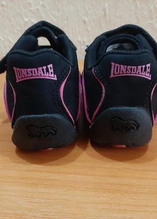 Кожаные кросовки для девочки lonsdale5 фото