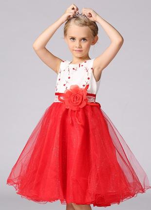 Красивое нарядное пышное платье для девочки