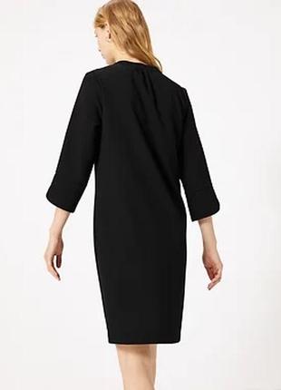 Новое черное базовое платье с рукавом 3/43 фото