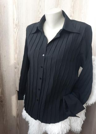 Женская черная блуза рубашка блузка кофта кофточка