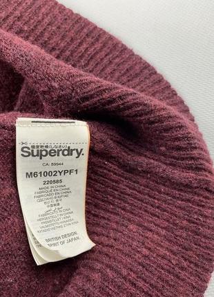 Вовняний светр superdry4 фото