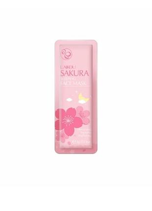 Маска для лица с экстрактом сакуры laikou sakura sleeping face mask