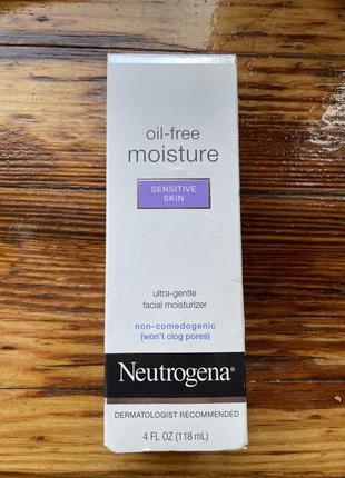 Neutrogena безмасляный ультрамягкий увлажняющий крем для лица для чувствительной кожи