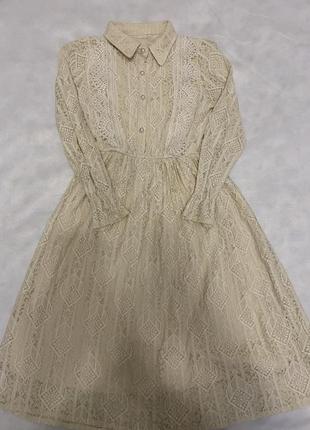 Плаття молочного кольору