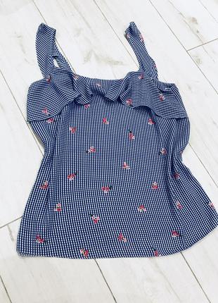Майка в клеточку