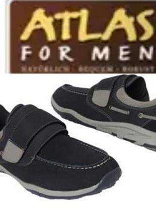 Atlas for men кожаные кроссовки мокасины1 фото